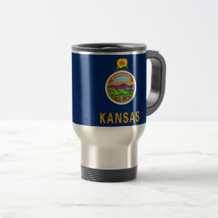 Caneca Térmica Bandeira do Estado do Kansas