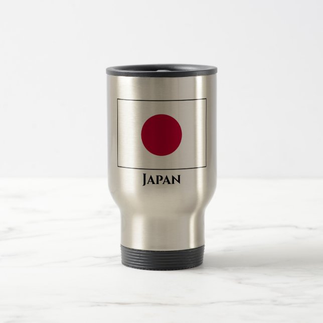 Caneca Térmica Bandeira do Japão (Japonês) (Centro)