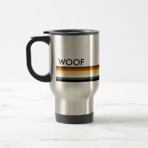 Caneca Térmica Bandeira do Orgulho Gay Bear Moderna, Legal e Eleg