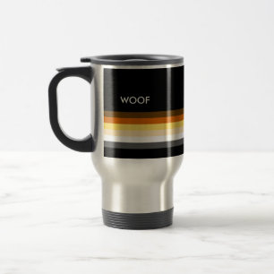 Caneca Térmica Bandeira do Orgulho Urso Gay Masculino e Esbelto w