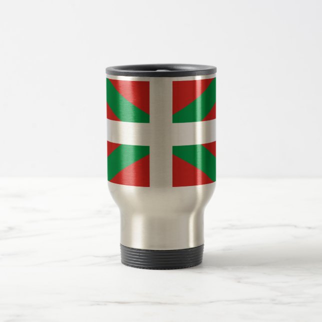 Caneca Térmica Bandeira do País Basco Viagem/Viagem ao trabalho (Centro)