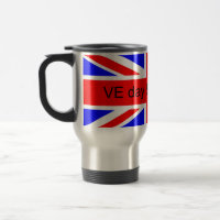 Bandeira do Reino Unido VE dia 2025 Mug