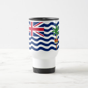 Caneca Térmica Bandeira do Território Britânico do Oceano Índico