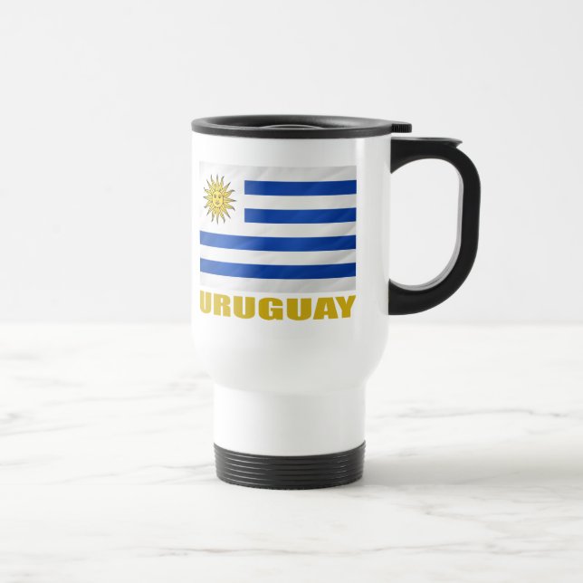 Caneca Térmica Bandeira do Uruguai (Direita)