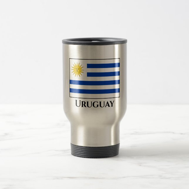 Caneca Térmica Bandeira do Uruguai (Uruguai) (Centro)