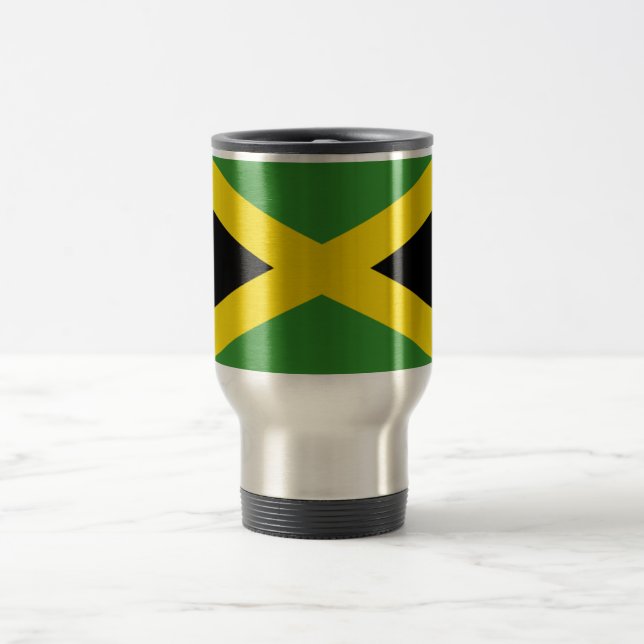 Caneca Térmica Bandeira do viagem de Jamaica/caneca da viagem ao (Centro)
