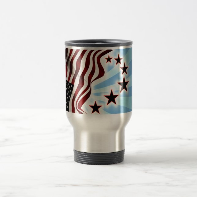 Caneca Térmica Bandeira dos Estados Unidos (Centro)