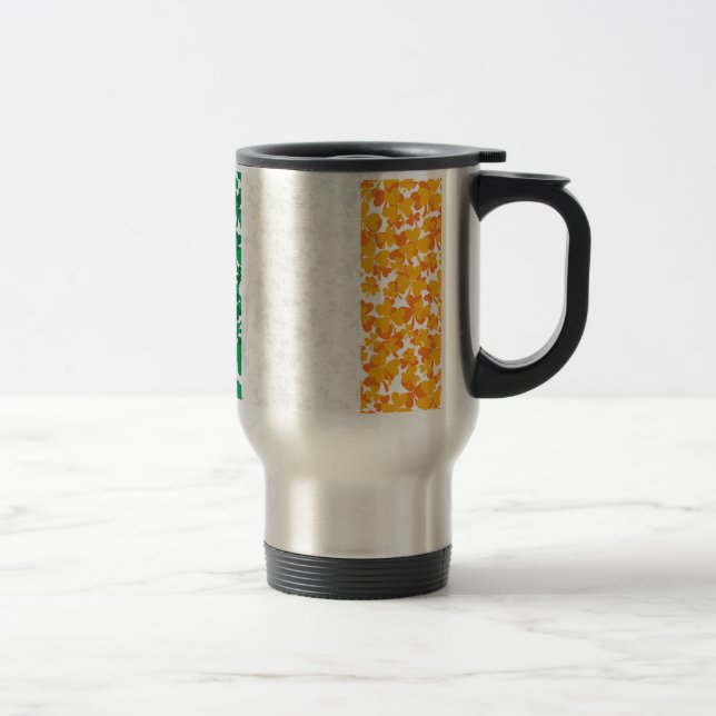 Caneca Térmica Bandeira dos Shamrocks da Irlanda (Direita)