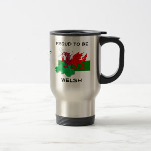 Caneca Térmica Bandeira galesa da Gales Dragão Vermelho