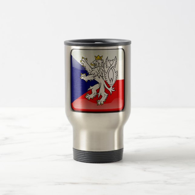 Caneca Térmica Bandeira lustrosa checa (Centro)