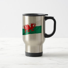 Caneca Térmica Bandeira Nacional do País de Gales, o Patriótico d
