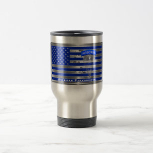Caneca Térmica Bandeira Paraquedista Americana Especialmente Conc