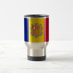 Caneca Térmica Bandeira Patriótica de Andorra