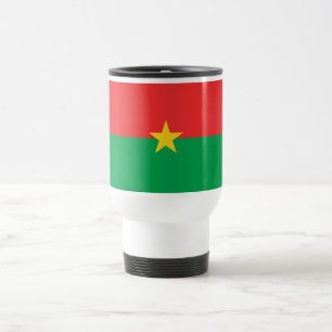 Caneca Térmica Bandeira Patriótica de Burkina Faso