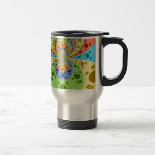Caneca Térmica Bandeira Sul-Coreana Inspirou Abstrato Art Impress