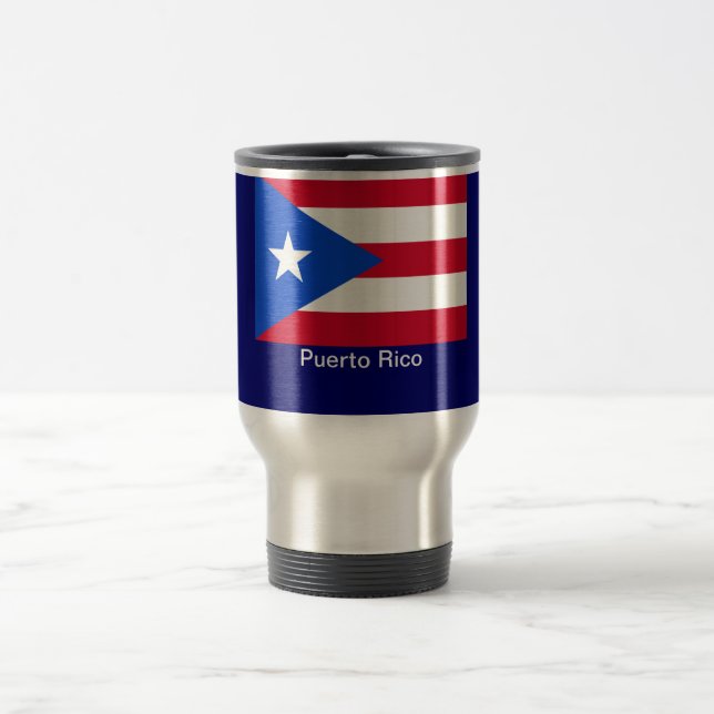 Caneca Térmica Bandeiras de Puerto Rico (Centro)