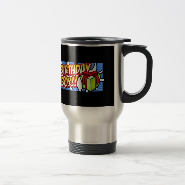 Caneca Térmica Banner do Birthday Boy (Direita)