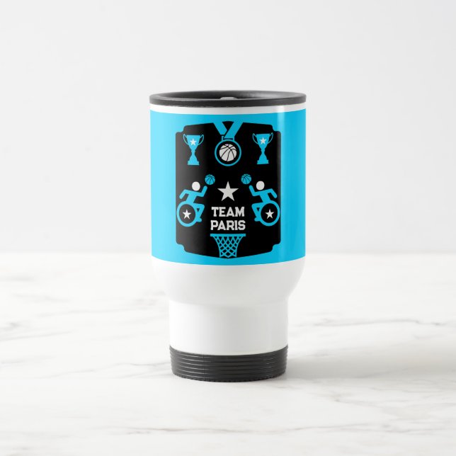 Caneca Térmica Basquete adaptável desativado (Centro)