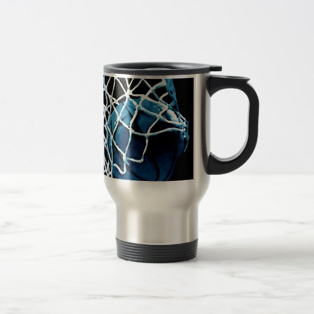 Caneca Térmica Basquete Azul (Direita)