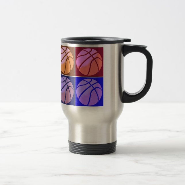 Caneca Térmica Basquete de pop (Direita)