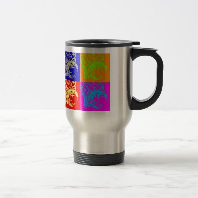 Caneca Térmica Basquete de pop (Direita)