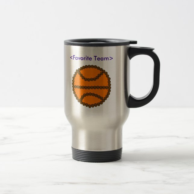 Caneca Térmica Basquetebol personalizado (Direita)