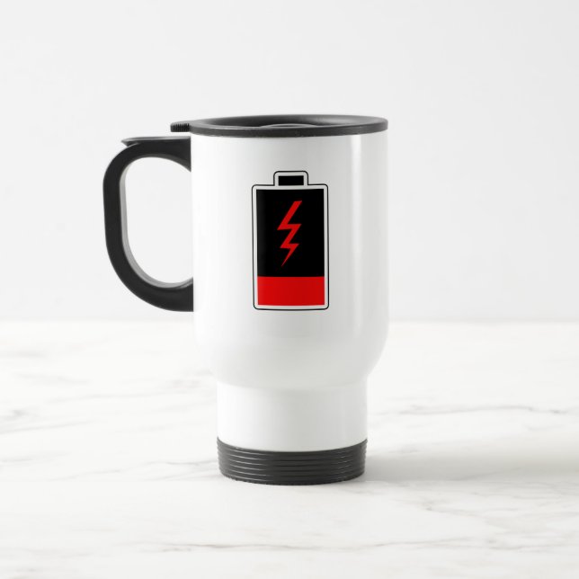 Caneca Térmica Bateria fraca (Esquerda)