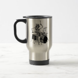 Caneca Térmica Baterista da Banda Esqueleto