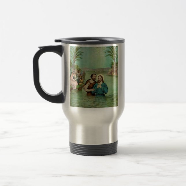 Caneca Térmica Batismo de Jesus Cristo (Esquerda)