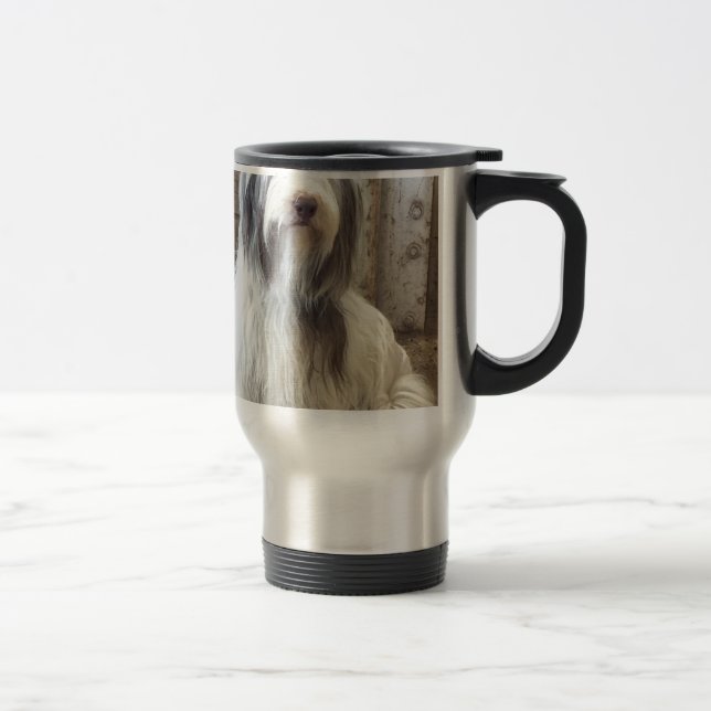 Caneca Térmica Bearded Collie (Direita)