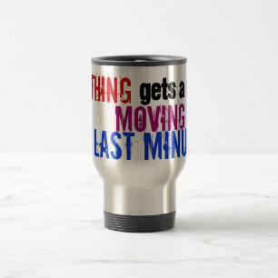 Caneca Térmica Beba Para A Tipografia Do Procrastinador De Últim
