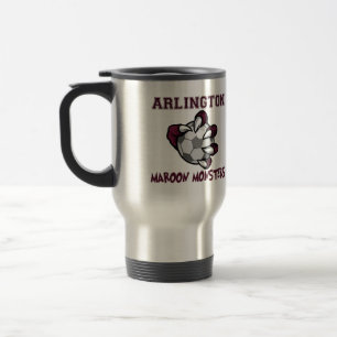 Caneca Térmica Beba para os maravilhosos monstros do Marrom