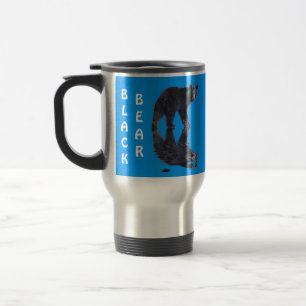 Caneca Térmica Bebendo DE CAFÉ PRETO DE LACUNA PRETA DE LACUNA