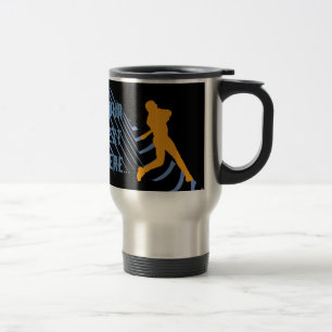 Caneca Térmica Beisebol desportivo Molho Azul Negro