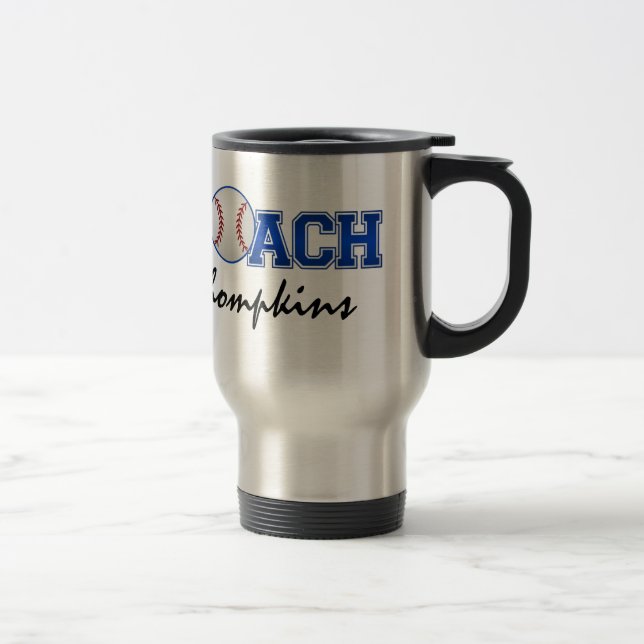 Caneca Térmica Beisebol, Softball, Tee Ball Coach Mug - SRF (Direita)
