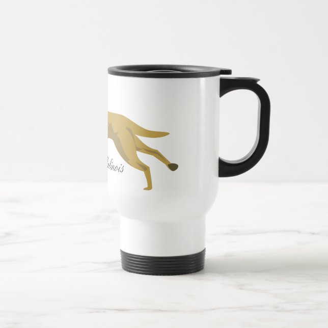 Caneca Térmica Belga Malinois (Direita)