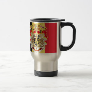 Caneca Térmica Bélgica Flag & COA