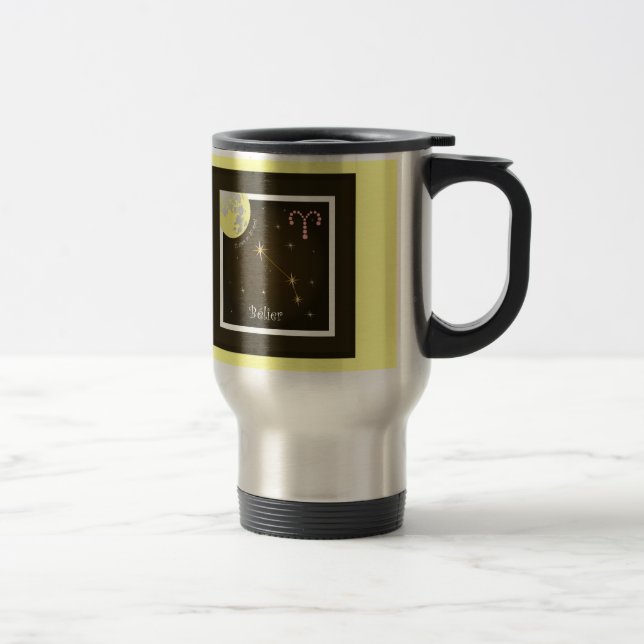 Caneca Térmica Bélier 21 mars 20 taça au avril (Direita)