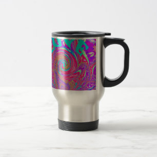 Caneca Térmica Belo Design de Impressão de Arte de Texto de Amor 