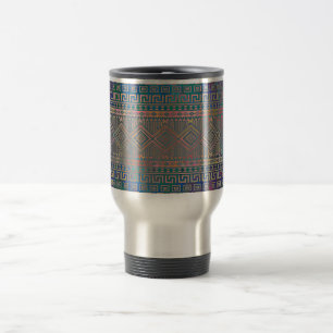 Caneca Térmica Belo e legal padrão geométrico asteca