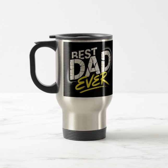 Caneca Térmica Best Dad Ever Graffiti Art (Esquerda)