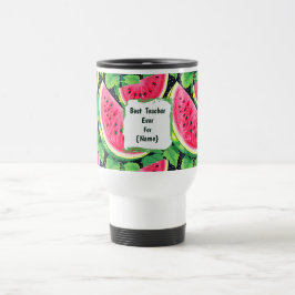 Caneca Térmica Best Teacher Ever – Watermelon Coffee Mug
