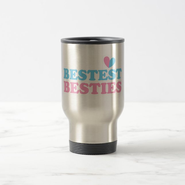 Caneca Térmica BESTEST BESTIES com os melhores amigos bonitos dos (Centro)