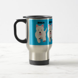 Caneca Térmica Bicho branco-branco da rodovia oeste terrivel
