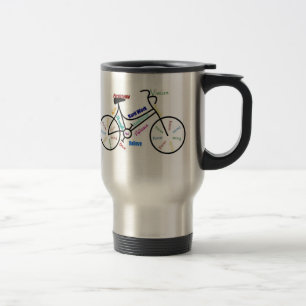 Caneca Térmica Bicicleta inspirador, bicicleta, ciclismo,