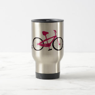 Caneca Térmica Bicicleta Rosa