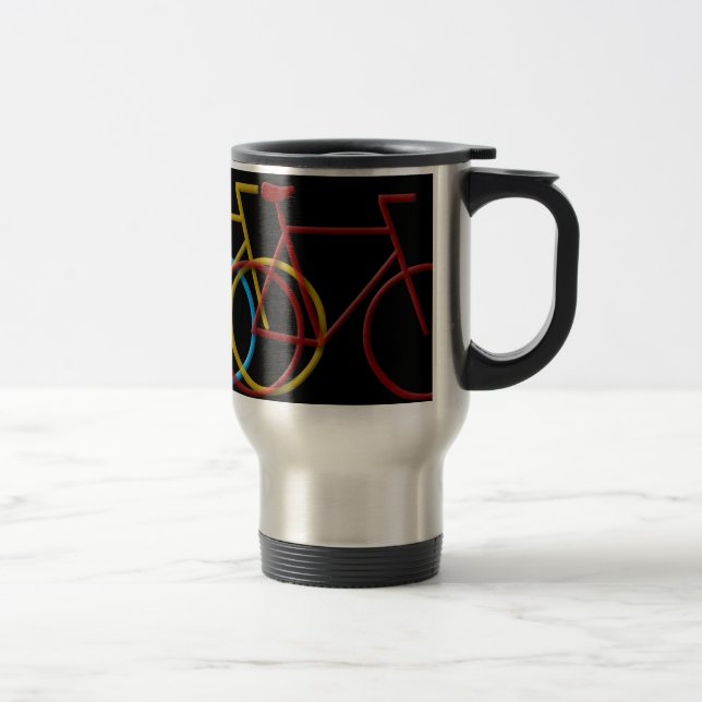 Caneca Térmica Bicicletas em três cores (Direita)