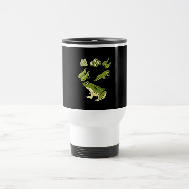 Caneca Térmica Biologia - Ciclo de vida do Sapo (Centro)