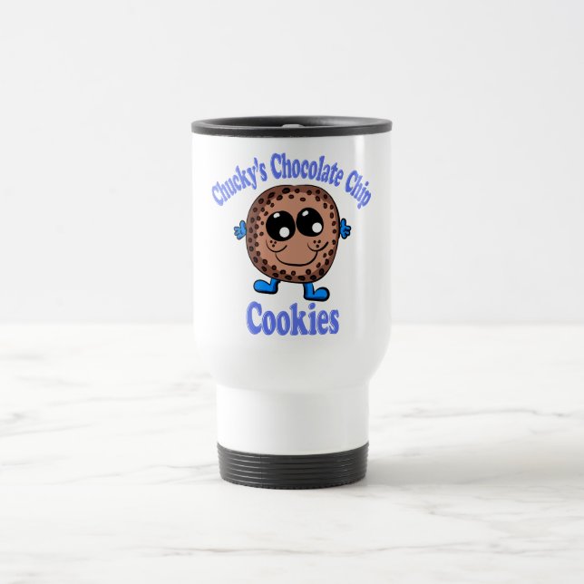 Caneca Térmica Biscoitos com gotas de chocolate do Chucky (Centro)