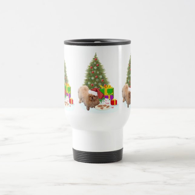 Caneca Térmica Biscoitos para o Papai Noel (Centro)